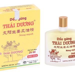 Dầu gừng Thái Dương chai 24ml