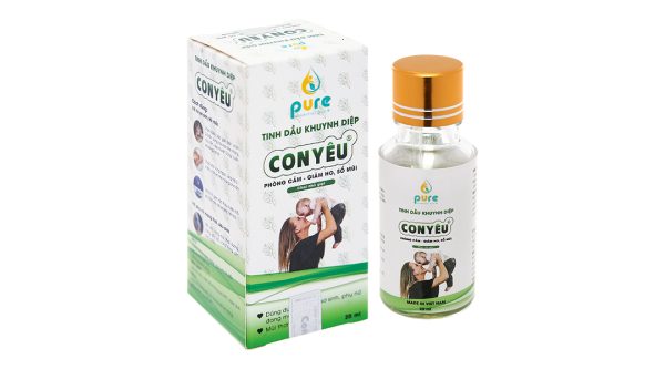 Tinh dầu khuynh diệp Con Yêu giữ ấm, giảm ho do cảm lạnh chai 20ml