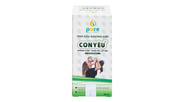Tinh dầu khuynh diệp Con Yêu giữ ấm, giảm ho do cảm lạnh chai 20ml