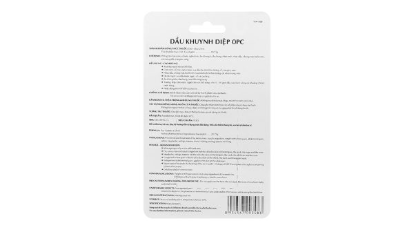 Dầu xoa Khuynh diệp OPC chai 25ml