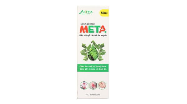 Dầu ngải diệp Meta giảm đau nhức cơ xương khớp chai 50ml