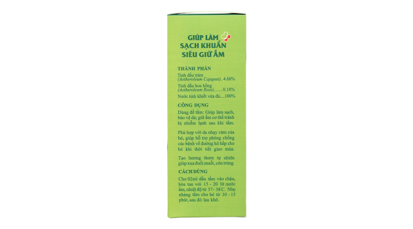 Dầu tắm em bé Cung Đình làm sạch, giữ ấm cơ thể chai 100ml
