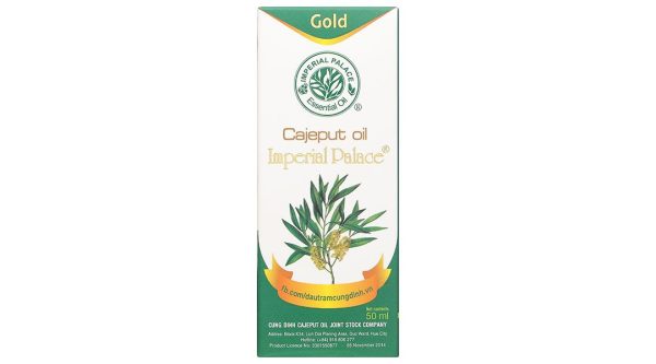Dầu tràm Cung Đình Gold hỗ trợ điều trị cảm mạo, phong hàn, nhức đầu chai 50ml