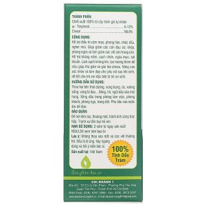 Dầu tràm Cung Đình Gold hỗ trợ điều trị cảm mạo, phong hàn, nhức đầu chai 50ml