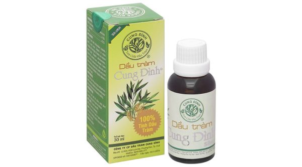 Dầu tràm Cung Đình Silver phòng chống cảm lạnh, cảm cúm, giúp giữ ấm cơ thể chai 30ml
