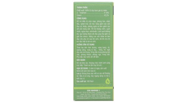 Dầu tràm Cung Đình Silver phòng chống cảm lạnh, cảm cúm, giúp giữ ấm cơ thể chai 30ml