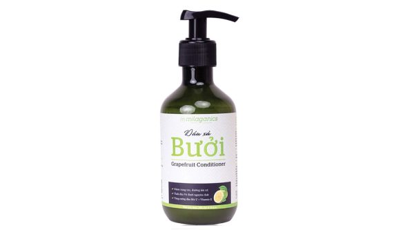 Dầu xả bưởi Milaganics ngừa rụng tóc, giúp tóc mềm mượt chai 260ml