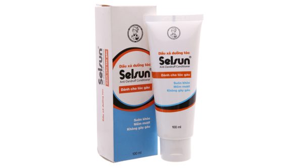 Dầu xả Selsun suôn khoẻ, mềm mượt dành cho tóc gàu tuýp 100ml