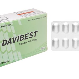 Davibest 50mg trị trầm cảm (3 vỉ x 10 viên)