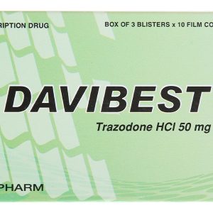 Davibest 50mg trị trầm cảm (3 vỉ x 10 viên)