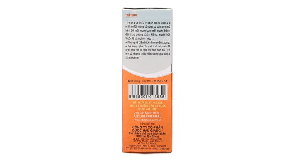 Viên nén sủi bọt Davita bone Sugar Free phòng và điều trị bệnh loãng xương tuýp 10 viên