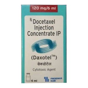 Dung dịch tiêm Daxotel 120mg/6ml phối hợp điều trị ung thư vú, phổi lọ 6ml
