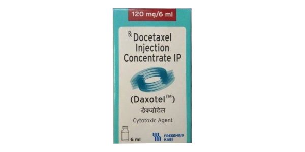 Dung dịch tiêm Daxotel 120mg/6ml phối hợp điều trị ung thư vú, phổi lọ 6ml