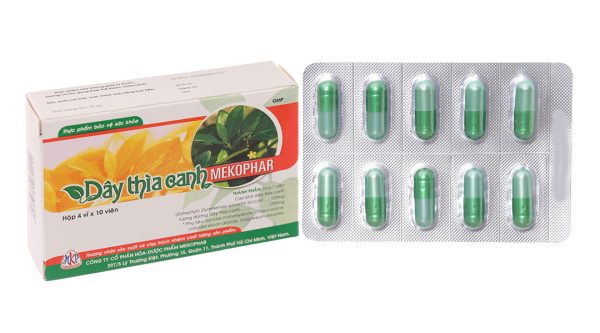 Dây thìa canh Mekophar hỗ trợ giảm đường huyết, giảm nguy cơ biến chứng hộp 40 viên