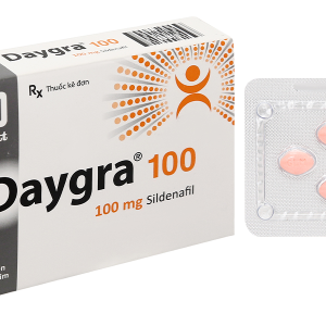 Daygra 100 dùng trong rối loạn cương dương, mất khả năng cương cứng (1 vỉ x 4 viên)