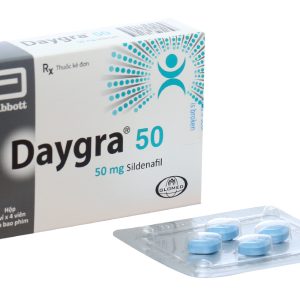Daygra 50 trị rối loạn cương dương (1 vỉ x 4 viên)