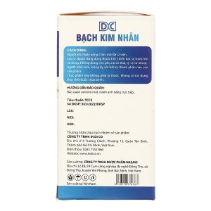 DC Bạch Kim Nhân hỗ trợ lợi tiểu, giảm nguy cơ sỏi tiết niệu hộp 45 viên