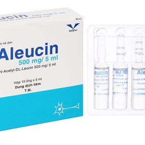 Dung dịch tiêm Aleucin 500mg/5ml điều trị triệu chứng chóng mặt (10 ống x 5ml)