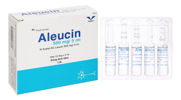 Dung dịch tiêm Aleucin 500mg/5ml điều trị triệu chứng chóng mặt (10 ống x 5ml)
