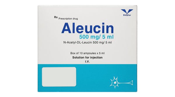 Dung dịch tiêm Aleucin 500mg/5ml điều trị triệu chứng chóng mặt (10 ống x 5ml)