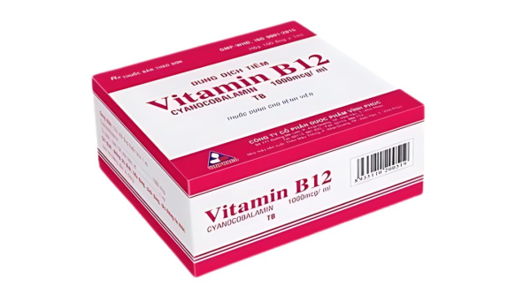 Dung dịch tiêm Vitamin B12 Vinphaco 1000mcg/ml điều trị trường hợp thiếu máu (100 ống x 1ml)