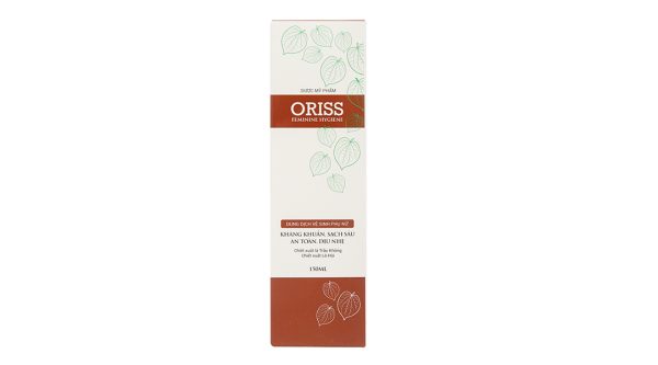 Dung dịch vệ sinh phụ nữ Oriss Feminine Hygiene kháng khuẩn, sạch sâu chai 150ml