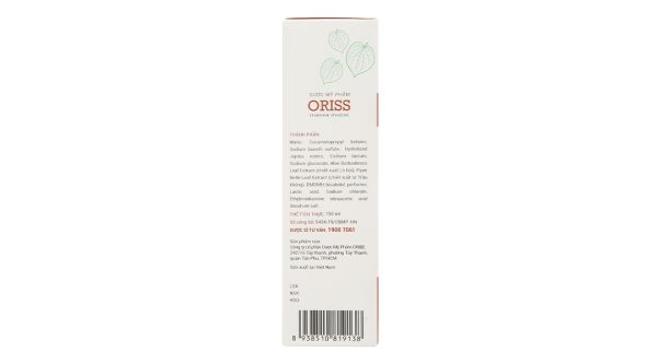 Dung dịch vệ sinh phụ nữ Oriss Feminine Hygiene kháng khuẩn, sạch sâu chai 150ml