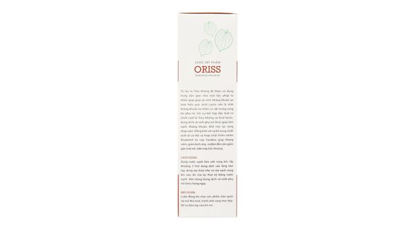 Dung dịch vệ sinh phụ nữ Oriss Feminine Hygiene kháng khuẩn, sạch sâu chai 150ml