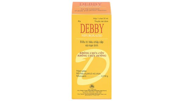 Hỗn dịch uống Debby điều trị tiêu chảy cấp và mạn tính chai 30ml