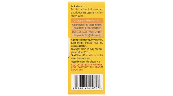 Hỗn dịch uống Debby điều trị tiêu chảy cấp và mạn tính chai 30ml