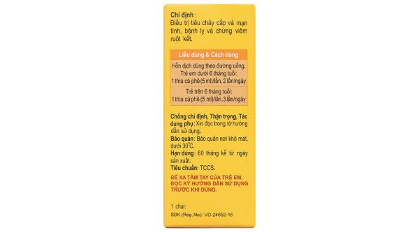 Hỗn dịch uống Debby điều trị tiêu chảy cấp và mạn tính chai 30ml