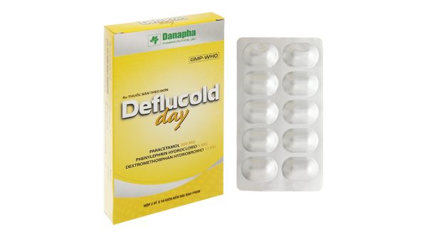 Deflucold Day trị các triệu chứng cảm cúm (2 vỉ x 10 viên)