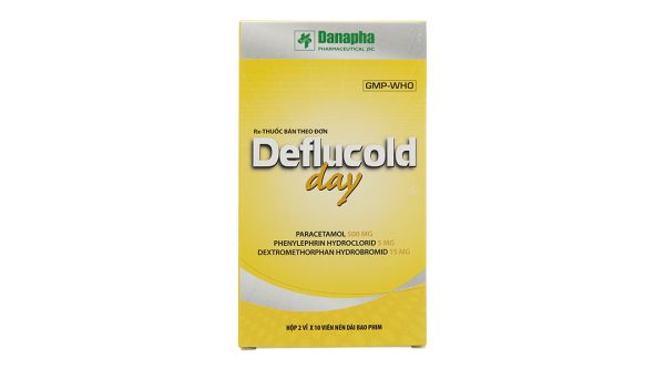 Deflucold Day trị các triệu chứng cảm cúm (2 vỉ x 10 viên)