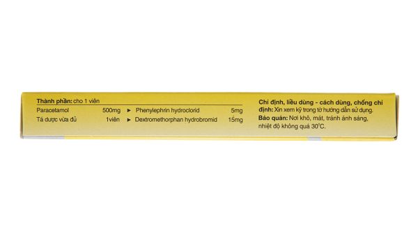 Deflucold Day trị các triệu chứng cảm cúm (2 vỉ x 10 viên)