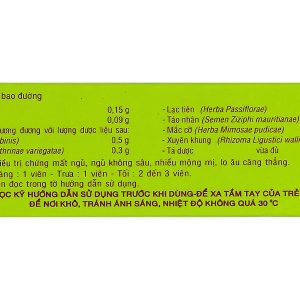 Dengu trị mất ngủ, ngủ không sâu, lo âu (3 vỉ x 10 viên)