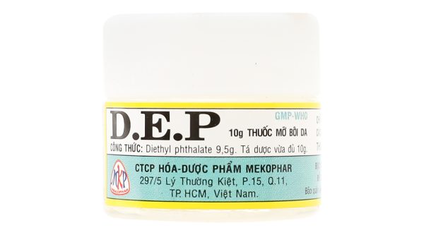 Thuốc mỡ D.E.P trị ghẻ ngứa, côn trùng đốt lọ 10g