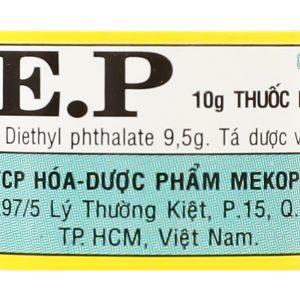 Thuốc mỡ D.E.P trị ghẻ ngứa, côn trùng đốt lọ 10g