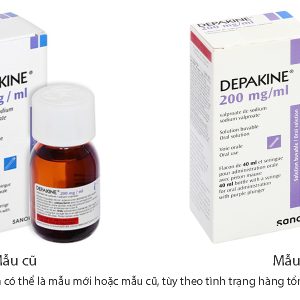 Dung dịch uống Depakine 200mg/ml điều trị các thể động kinh khác nhau chai 40ml