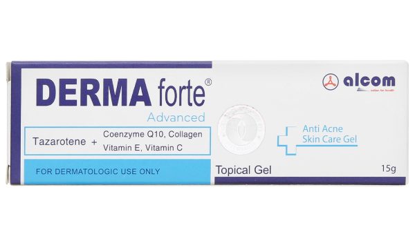 Gel Derma Forte Advanced ngừa mụn trứng cá, ngừa thâm, mờ sẹo, dưỡng da tuýp 15g