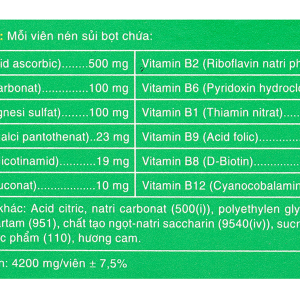 Viên sủi Deromax hỗ trợ tăng cường sức khỏe tuýp 10 viên
