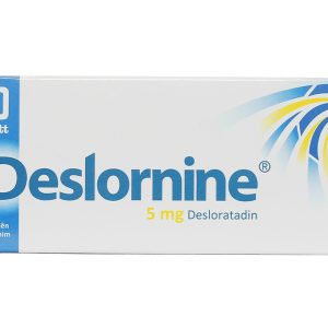Deslornine 5mg làm giảm các triệu chứng của viêm mũi dị ứng, mày đay (1 vỉ x 10 viên)