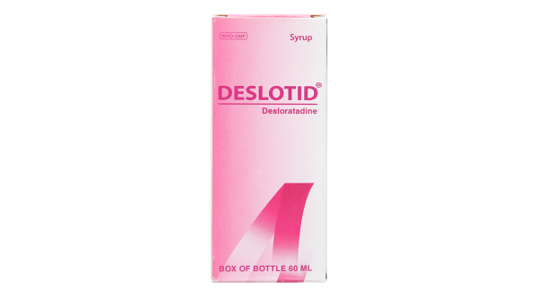 Siro Deslotid 0.5mg/ml trị dị ứng da, viêm mũi dị ứng chai 60ml