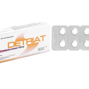 Detriat 100mg giảm đau do co thắt tiêu hóa (2 vỉ x 10 viên)