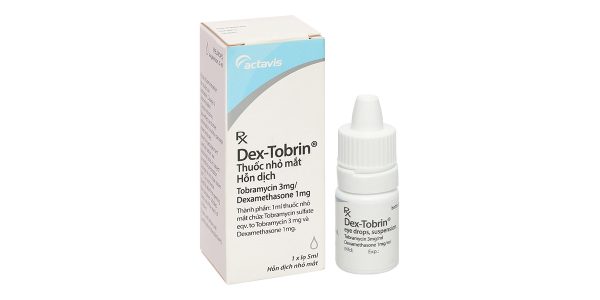 Hỗn dịch nhỏ mắt Dex-Tobrin trị các nhiễm khuẩn ở mắt chai 5ml