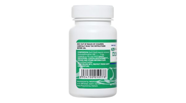Dexipharm 5mg trị ho khan, ho do kích ứng lọ 200 viên