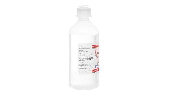 Dịch truyền 5% Dextrose In Water bổ sung nước và năng lượng chai 500ml