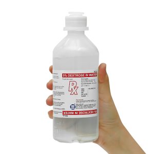 Dịch truyền 5% Dextrose In Water bổ sung nước và năng lượng chai 500ml