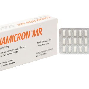 Diamicron MR 30mg trị đái tháo đường tuýp 2 (2 vỉ x 30 viên)