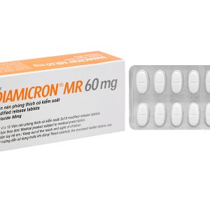 Diamicron MR 60mg trị đái tháo đường tuýp 2 (2 vỉ x 15 viên)