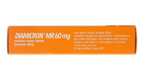 Diamicron MR 60mg trị đái tháo đường tuýp 2 (2 vỉ x 15 viên)